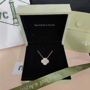 Van Cleef & Arpels White Mother-of-Pearl Necklace